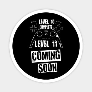 Level 10 Complete, white theme Magnet